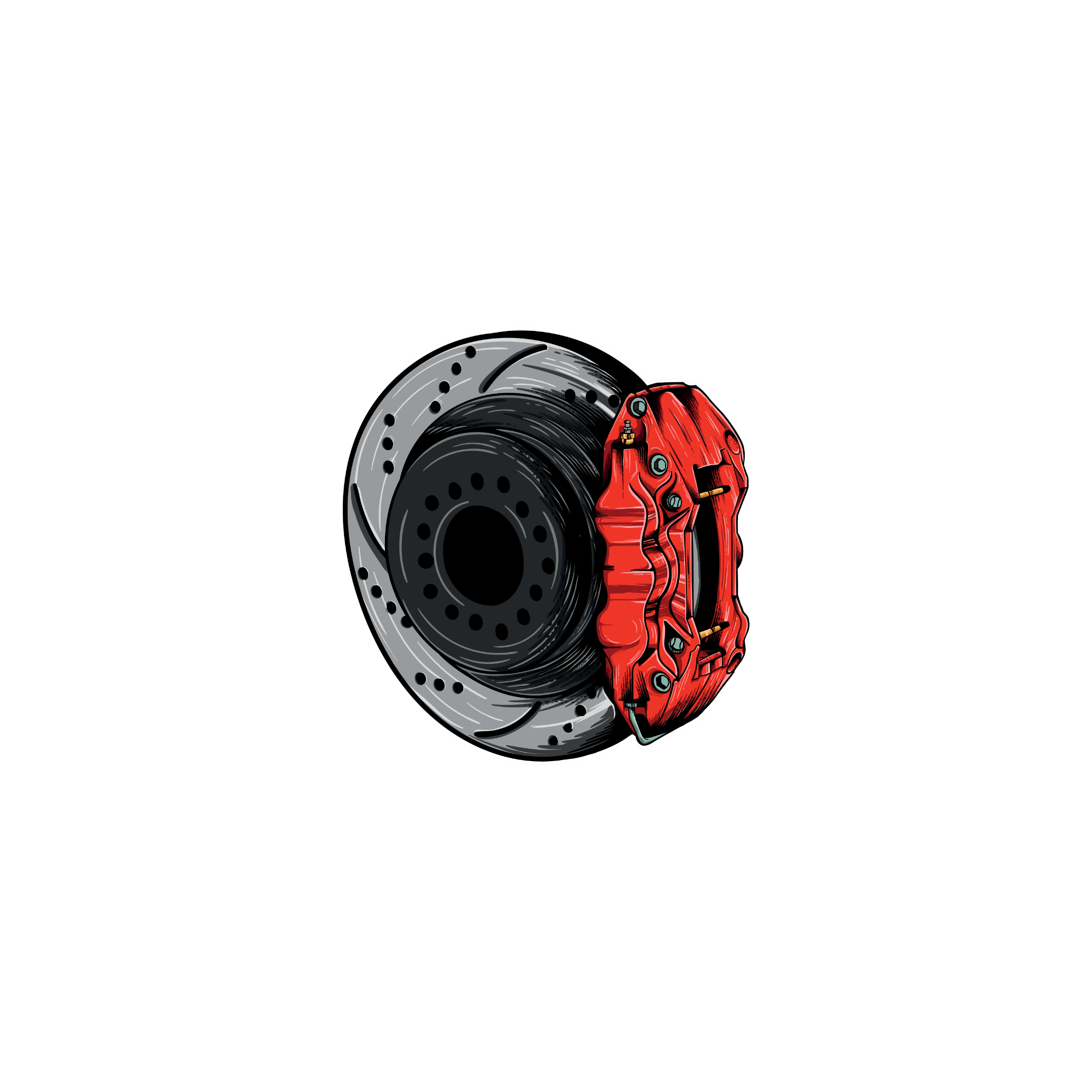 Bremsscheibe – Sticker