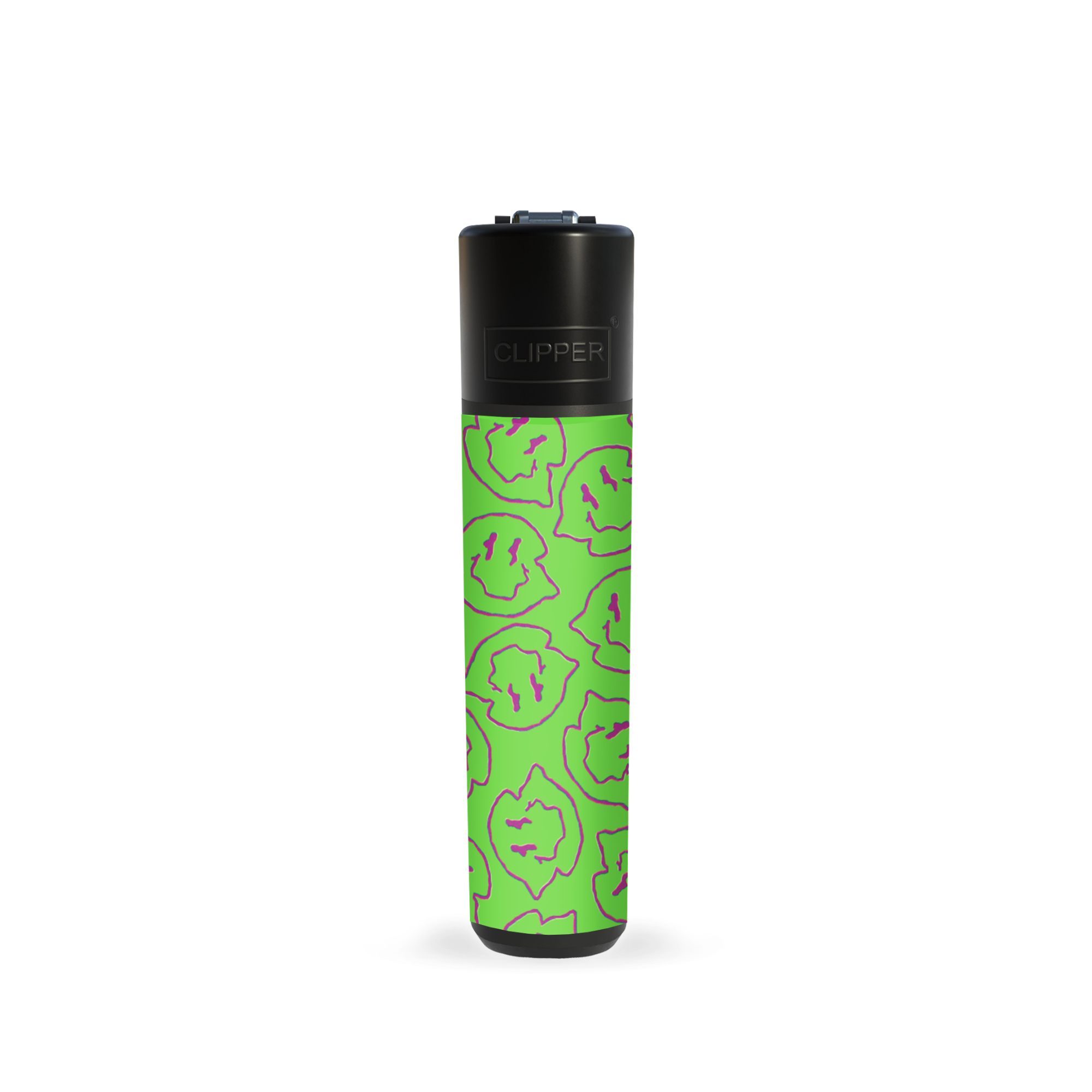hellgrün-pink Smiley Clipper