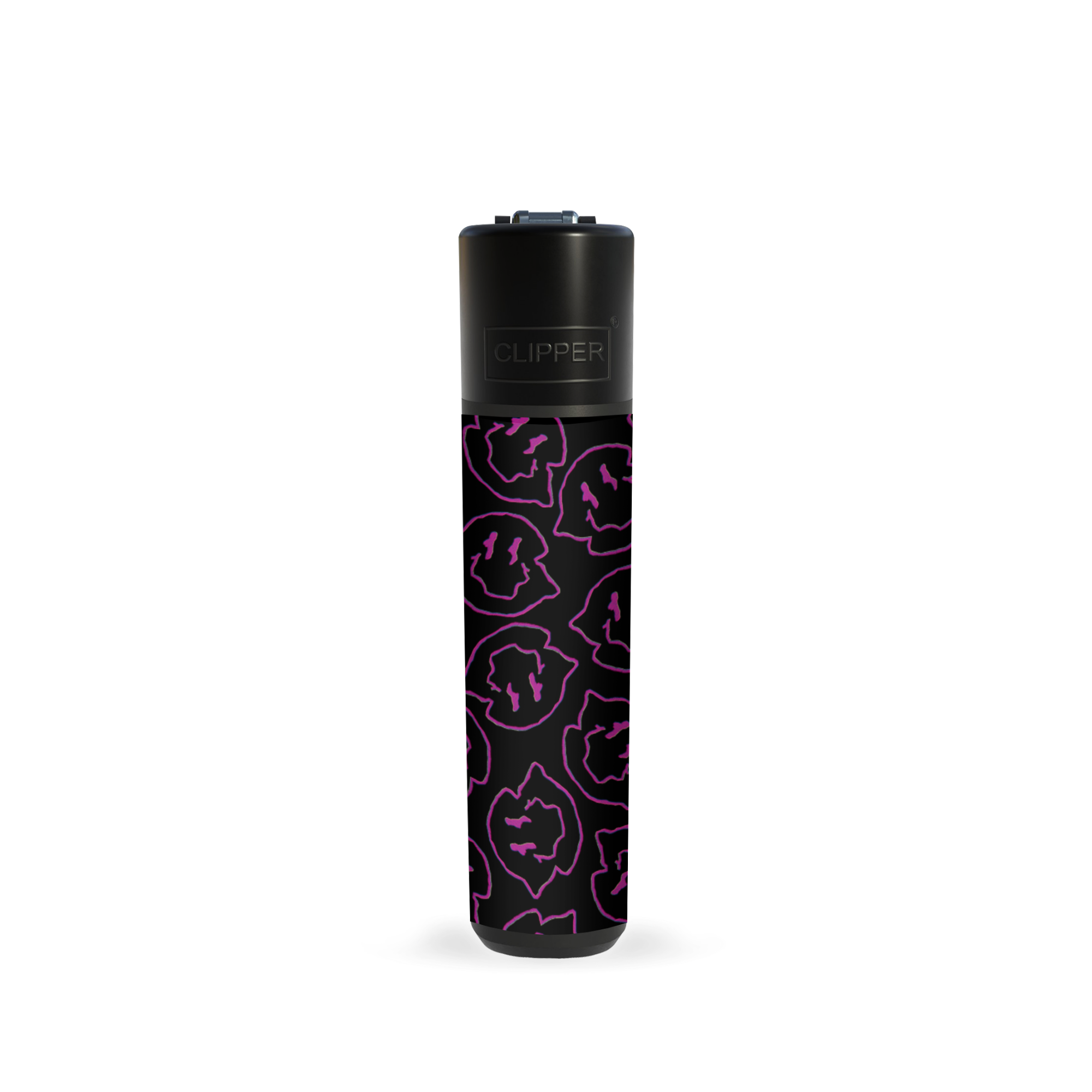 schwarz-pink Smiley Clipper