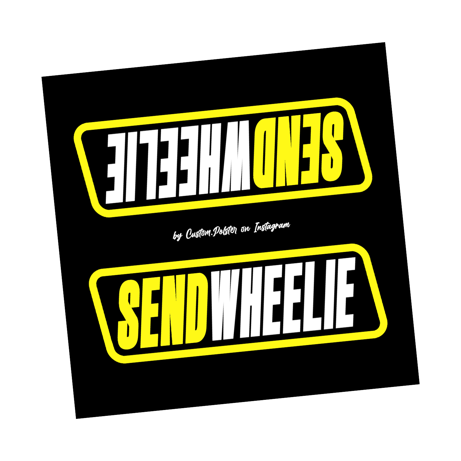 SEND WHEELIE – Lenkerpolster