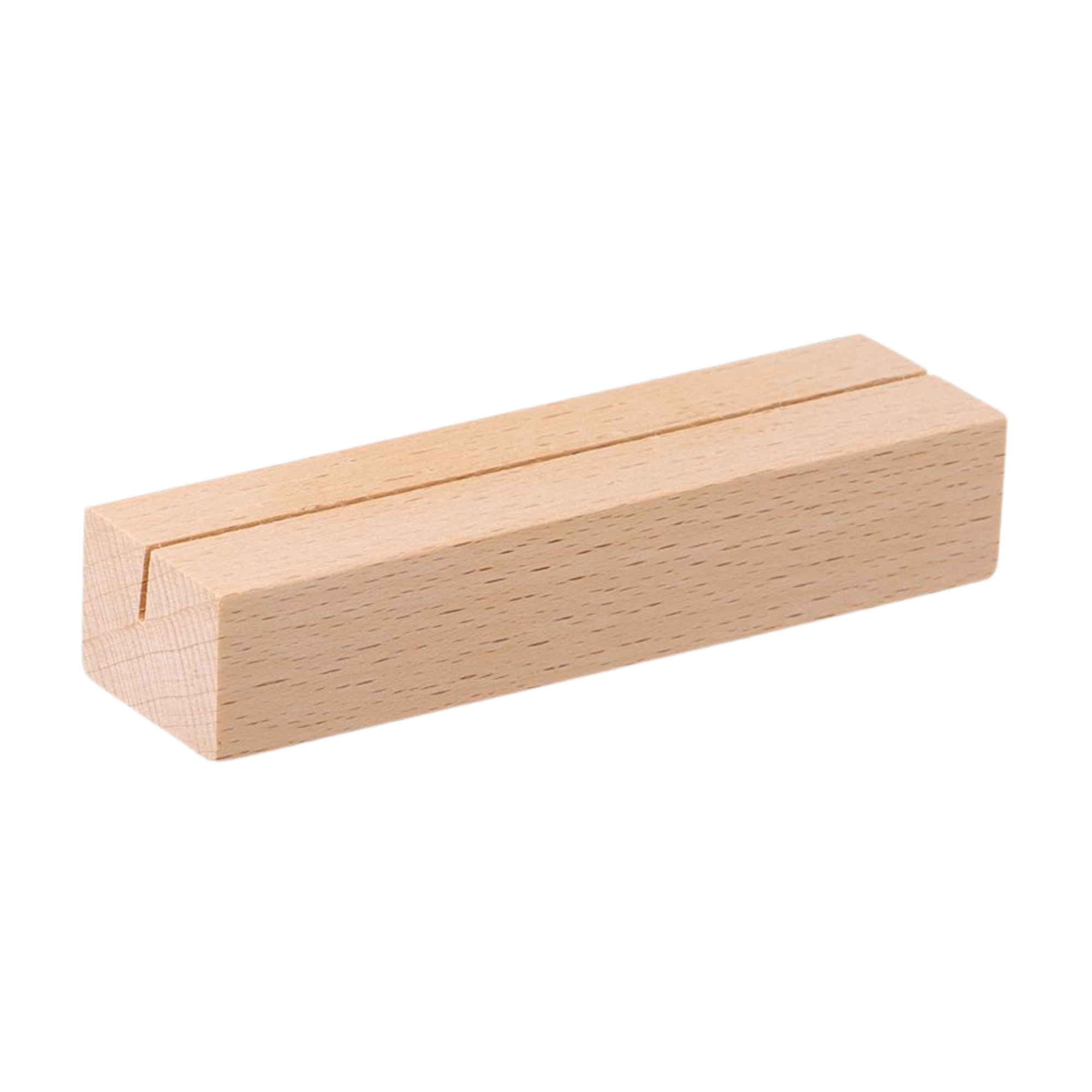 Holzfuß für Acrylglas