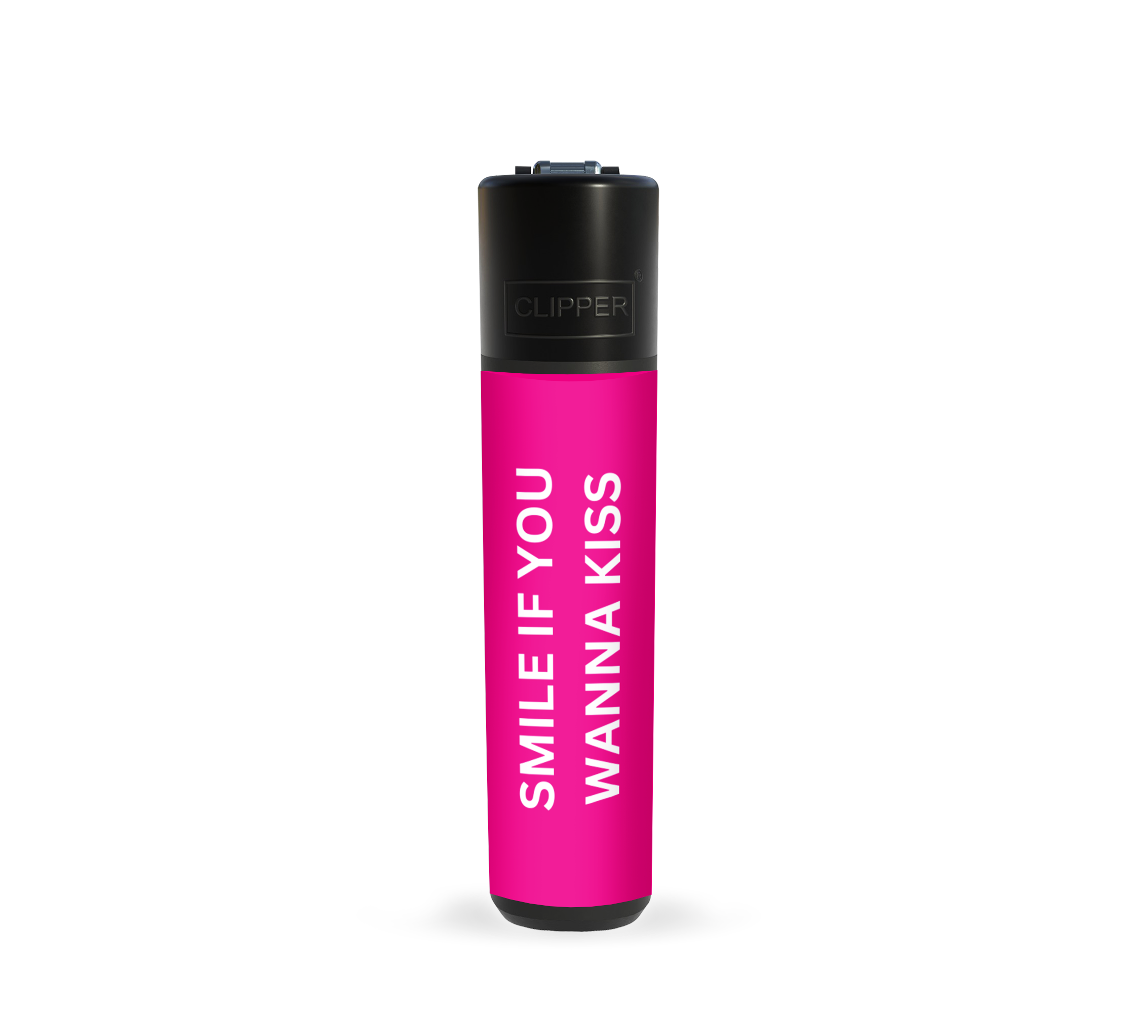 white SMILE if you wanna kiss Clipper