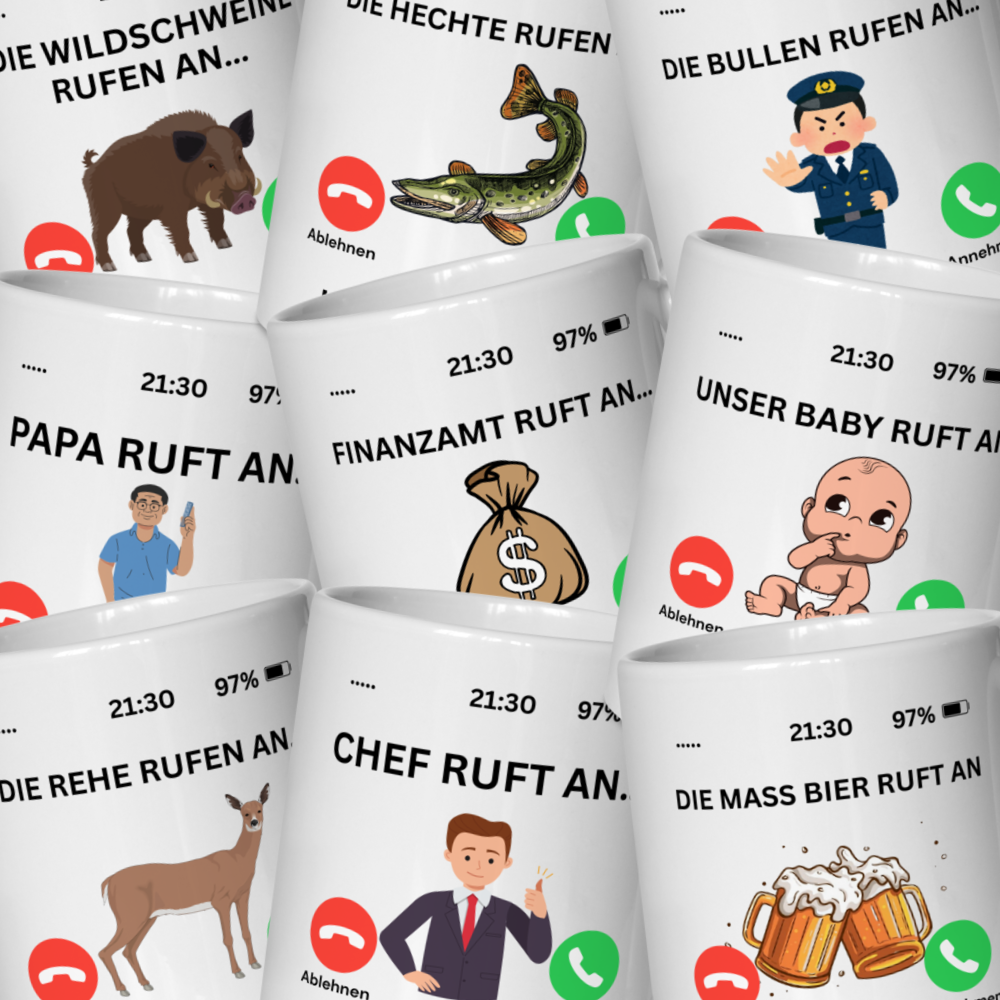 Eingehender Anruf Kollektion