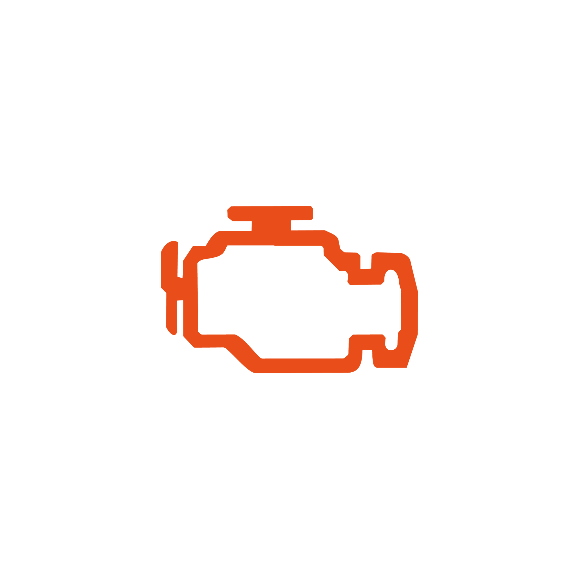 Motorkontrollleuchte – Sticker