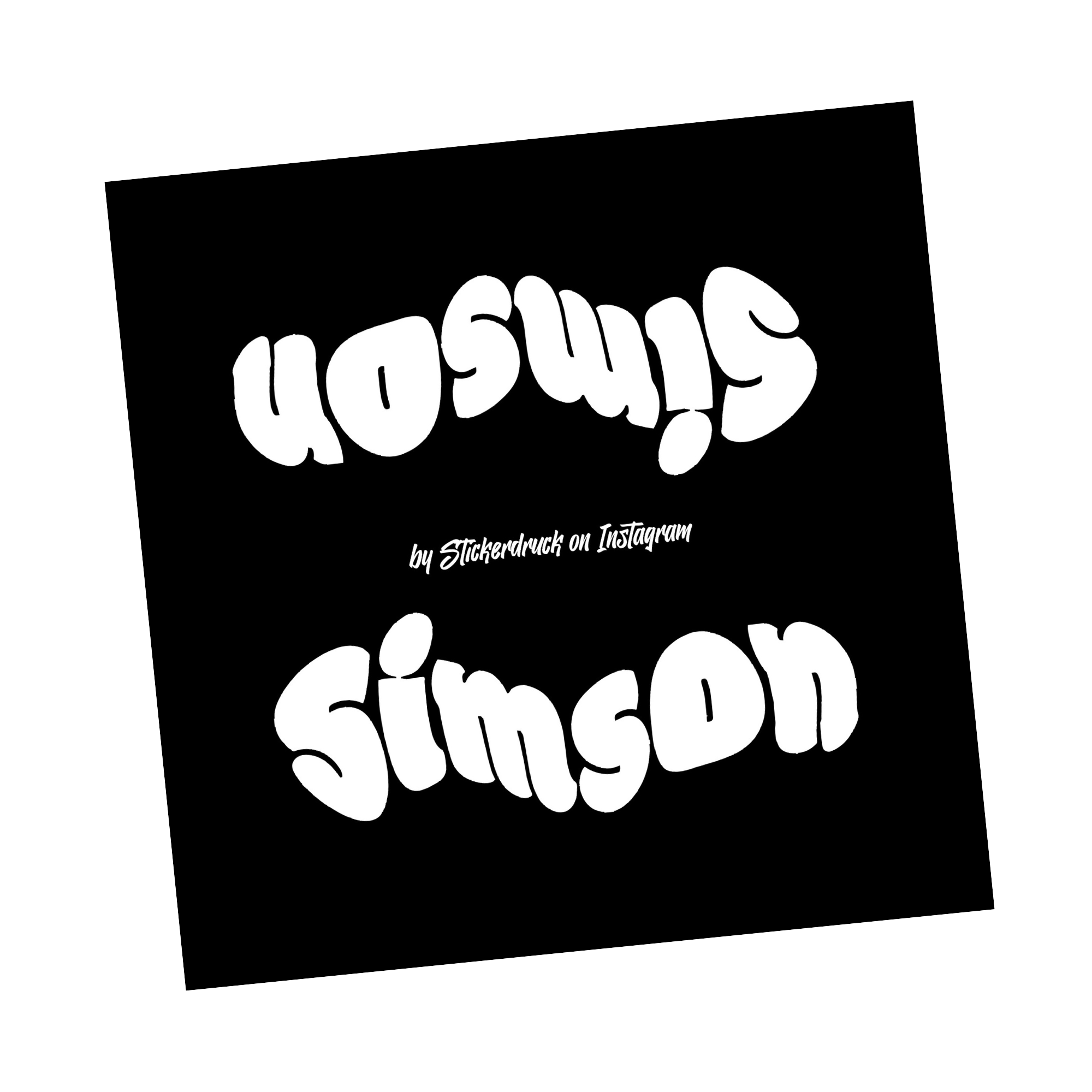 Simson geschwungen (Lenkerpolster)