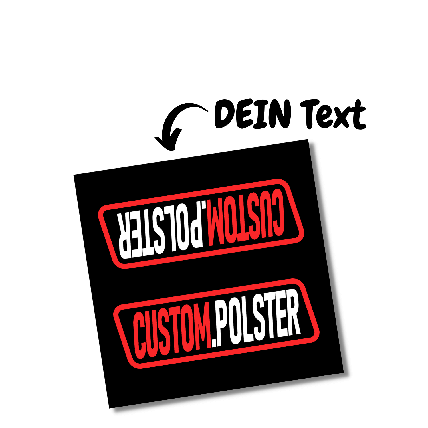 Custom Lenkerpolster – Personalisierter Text