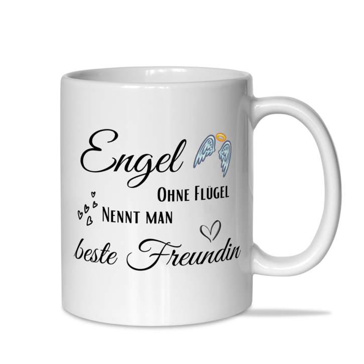 Tasse "Engel ohne Flügel nennt man beste Freundin"